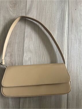 Liz Claiborne Beige Shoulder Bag - Sleek Neutral Handbag